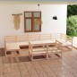vidaXL 9-tlg. Garten-Lounge-Set Massivholz Kiefer vidaXL 9-tlg. Garten-Lounge-Set Massivholz Kiefer