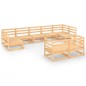 vidaXL 9-tlg. Garten-Lounge-Set Massivholz Kiefer vidaXL 9-tlg. Garten-Lounge-Set Massivholz Kiefer