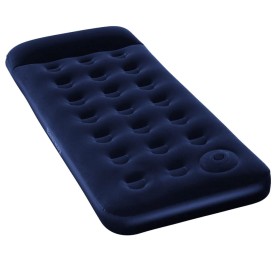 Bestway Luftbett Beflockt mit Integrierter Fußpumpe 185x76x28 cm