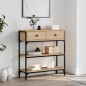 vidaXL Konsolentisch Sonoma-Eiche 72,5x25x75 cm Holzwerkstoff vidaXL Konsolentisch Sonoma-Eiche 72,5x25x75 cm Holzwerkstoff