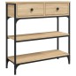 vidaXL Konsolentisch Sonoma-Eiche 72,5x25x75 cm Holzwerkstoff vidaXL Konsolentisch Sonoma-Eiche 72,5x25x75 cm Holzwerkstoff