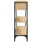 vidaXL Konsolentisch Sonoma-Eiche 72,5x25x75 cm Holzwerkstoff vidaXL Konsolentisch Sonoma-Eiche 72,5x25x75 cm Holzwerkstoff