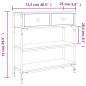 vidaXL Konsolentisch Sonoma-Eiche 72,5x25x75 cm Holzwerkstoff vidaXL Konsolentisch Sonoma-Eiche 72,5x25x75 cm Holzwerkstoff