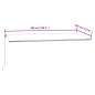 vidaXL Markise Automatisch Einziehbar 600x350 cm Anthrazit vidaXL Markise Automatisch Einziehbar 600x350 cm Anthrazit