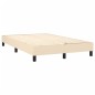 vidaXL Boxspringbett mit Matratze & LED Creme 120x190 cm Stoff vidaXL Boxspringbett mit Matratze & LED Creme 120x190 cm Stoff