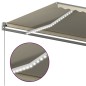 vidaXL Automatische Markise mit LED & Windsensor 450x300 cm Creme vidaXL Automatische Markise mit LED & Windsensor 450x300 cm Creme
