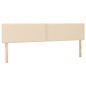 vidaXL Boxspringbett mit Matratze Creme 120x190 cm Stoff vidaXL Boxspringbett mit Matratze Creme 120x190 cm Stoff