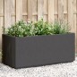 vidaXL Pflanzkübel Dunkelgrau 80x36x35 cm PP vidaXL Pflanzkübel Dunkelgrau 80x36x35 cm PP