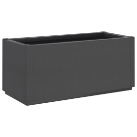 vidaXL Pflanzkübel Dunkelgrau 80x36x35 cm PP