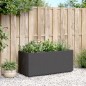 vidaXL Pflanzkübel Dunkelgrau 80x36x35 cm PP vidaXL Pflanzkübel Dunkelgrau 80x36x35 cm PP