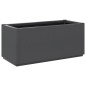 vidaXL Pflanzkübel Dunkelgrau 80x36x35 cm PP vidaXL Pflanzkübel Dunkelgrau 80x36x35 cm PP