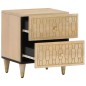 vidaXL Nachttische 2 Stk. 40x33x46 cm Massivholz Mango vidaXL Nachttische 2 Stk. 40x33x46 cm Massivholz Mango