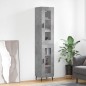 vidaXL Highboard Betongrau 34,5x34x180 cm Holzwerkstoff vidaXL Highboard Betongrau 34,5x34x180 cm Holzwerkstoff