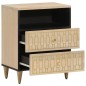 vidaXL Nachttisch 50x33x60 cm Massivholz Mango vidaXL Nachttisch 50x33x60 cm Massivholz Mango