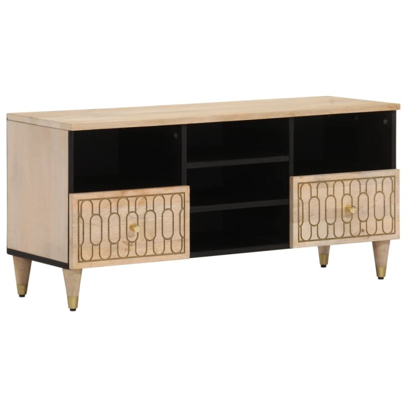 vidaXL TV-Schrank 100x33x46 cm Massivholz Mango vidaXL TV-Schrank 100x33x46 cm Massivholz Mango