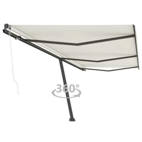Standmarkise Automatisch 600x300 cm Creme