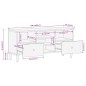 vidaXL TV-Schrank 100x33x46 cm Massivholz Mango vidaXL TV-Schrank 100x33x46 cm Massivholz Mango