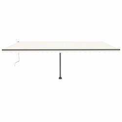 Standmarkise Automatisch 600x300 cm Creme