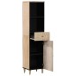 vidaXL Badschrank 38x33x160 cm Massivholz Mango vidaXL Badschrank 38x33x160 cm Massivholz Mango
