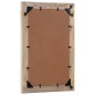 vidaXL Badspiegel 50x70x2,5 cm Massivholz Mango und Glas vidaXL Badspiegel 50x70x2,5 cm Massivholz Mango und Glas