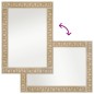 vidaXL Badspiegel 50x70x2,5 cm Massivholz Mango und Glas vidaXL Badspiegel 50x70x2,5 cm Massivholz Mango und Glas