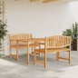 vidaXL 3-tlg. Garten-Essgruppe Massivholz Teak vidaXL 3-tlg. Garten-Essgruppe Massivholz Teak