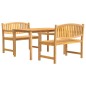 vidaXL 3-tlg. Garten-Essgruppe Massivholz Teak vidaXL 3-tlg. Garten-Essgruppe Massivholz Teak