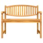 vidaXL 3-tlg. Garten-Essgruppe Massivholz Teak