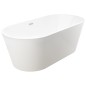 vidaXL Freistehende Badewanne und Wasserhahn 220 L 99,5 cm Golden vidaXL Freistehende Badewanne und Wasserhahn 220 L 99,5 cm Golden