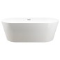 vidaXL Freistehende Badewanne und Wasserhahn 220 L 99,5 cm Golden vidaXL Freistehende Badewanne und Wasserhahn 220 L 99,5 cm Golden