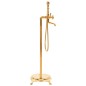 vidaXL Freistehende Badewanne und Wasserhahn 220 L 99,5 cm Golden vidaXL Freistehende Badewanne und Wasserhahn 220 L 99,5 cm Golden
