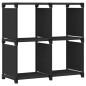 vidaXL Würfel-Regal 4 Fächer Schwarz 69x30x72,5 cm Stoff vidaXL Würfel-Regal 4 Fächer Schwarz 69x30x72,5 cm Stoff