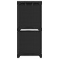 vidaXL Würfel-Regal 4 Fächer Schwarz 69x30x72,5 cm Stoff vidaXL Würfel-Regal 4 Fächer Schwarz 69x30x72,5 cm Stoff