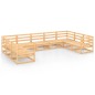 vidaXL 9-tlg. Garten-Lounge-Set Massivholz Kiefer vidaXL 9-tlg. Garten-Lounge-Set Massivholz Kiefer