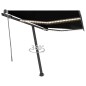 vidaXL Automatische Markise mit LED & Windsensor 300x250 cm Anthrazit vidaXL Automatische Markise mit LED & Windsensor 300x250 cm Anthrazit