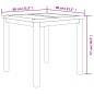 vidaXL 3-tlg. Garten-Essgruppe Massivholz Teak vidaXL 3-tlg. Garten-Essgruppe Massivholz Teak