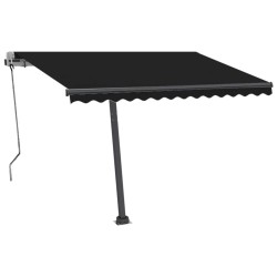 vidaXL Automatische Markise mit LED & Windsensor 300x250 cm Anthrazit