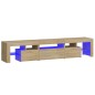vidaXL TV-Schrank mit LED-Leuchten Sonoma-Eiche 200x36,5x40 cm vidaXL TV-Schrank mit LED-Leuchten Sonoma-Eiche 200x36,5x40 cm