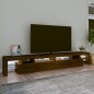 vidaXL TV-Schrank mit LED-Leuchten Braun Eichen-Optik 260x36,5x40 cm vidaXL TV-Schrank mit LED-Leuchten Braun Eichen-Optik 260x36,5x40 cm