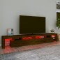 vidaXL TV-Schrank mit LED-Leuchten Braun Eichen-Optik 260x36,5x40 cm vidaXL TV-Schrank mit LED-Leuchten Braun Eichen-Optik 260x36,5x40 cm