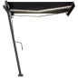 vidaXL Automatische Markise mit LED & Windsensor 300x250 cm Anthrazit vidaXL Automatische Markise mit LED & Windsensor 300x250 cm Anthrazit
