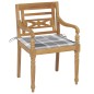 vidaXL Batavia-Stühle mit Kissen 8 Stk. Massivholz Teak vidaXL Batavia-Stühle mit Kissen 8 Stk. Massivholz Teak
