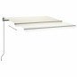 Automatische Markise mit LED & Windsensor 400x300 cm Cremeweiß Automatische Markise mit LED & Windsensor 400x300 cm Cremeweiß