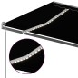 vidaXL Markise Manuell Einziehbar mit LED 600x350 cm Anthrazit vidaXL Markise Manuell Einziehbar mit LED 600x350 cm Anthrazit
