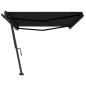 vidaXL Standmarkise Manuell Einziehbar 500x350 cm Anthrazit vidaXL Standmarkise Manuell Einziehbar 500x350 cm Anthrazit