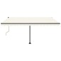 Standmarkise Automatisch 450x350 cm Cremeweiß Standmarkise Automatisch 450x350 cm Cremeweiß