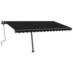 Gelenkarmmarkise mit LED 450x300 cm Anthrazit