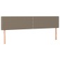 vidaXL Boxspringbett mit Matratze Taupe 120x190 cm Stoff vidaXL Boxspringbett mit Matratze Taupe 120x190 cm Stoff