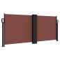 vidaXL Seitenmarkise Ausziehbar Braun 100x600 cm vidaXL Seitenmarkise Ausziehbar Braun 100x600 cm