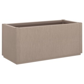 vidaXL Pflanzkübel Hellbraun 80x36x35 cm PP